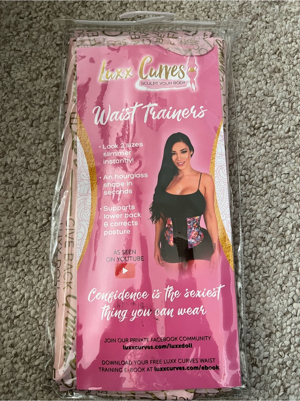 Luxx Curves Waist Trainer Size Small